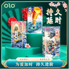 OLO Dragon Ball Delay Condom Long Ba Long Lasting Large Particle Physical Delay Fight Defeats Buddha Hyaluronic Acid Condom