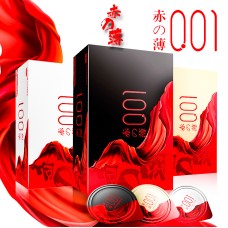 OLO Condom Red Thin 001 Heat Sensitive No Condom Feel Byt Hyaluronic Acid Water Soluble No Wash Long lasting Male Tight Fox Tail