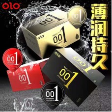 OLO Condoms New Three Ultra Thin Hyaluronic Acid 001 Jelly Box Particle Thread Combination Condoms Set of 10