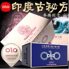 OLO India Gama Turtle Dragon Muscle Delay Condom Hyaluronic Acid Ultra Thin 001 Condom Long lasting Sex Male Products